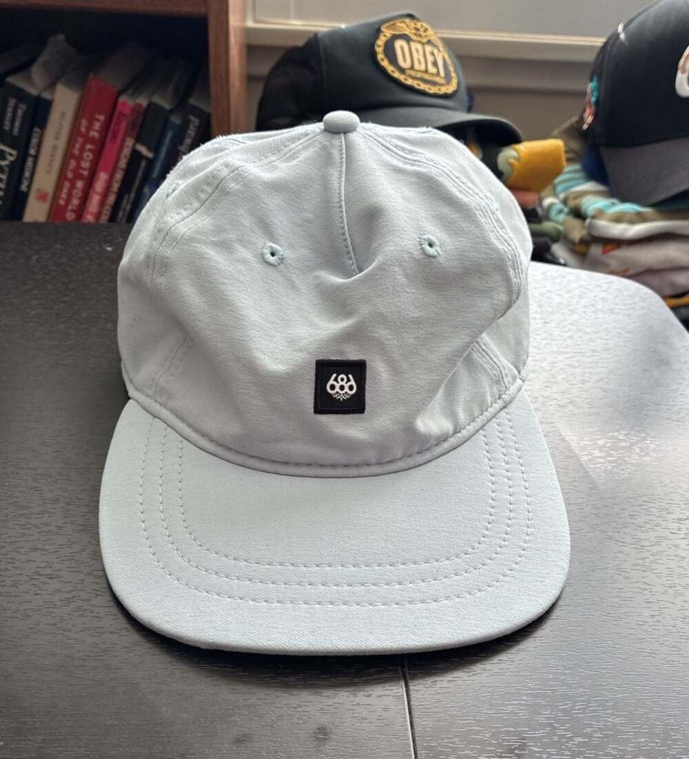 686 Skate Like a Girl Low-Pro Adventure Unstructured 6 Panel Hat Light Blue